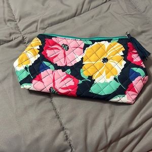 Floral cosmetic bag